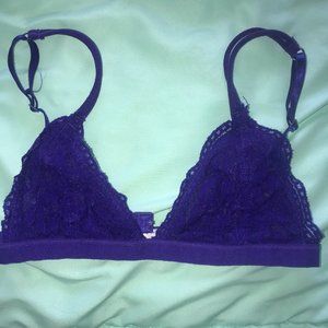 Blue/Dark Purple Anemone Bralette